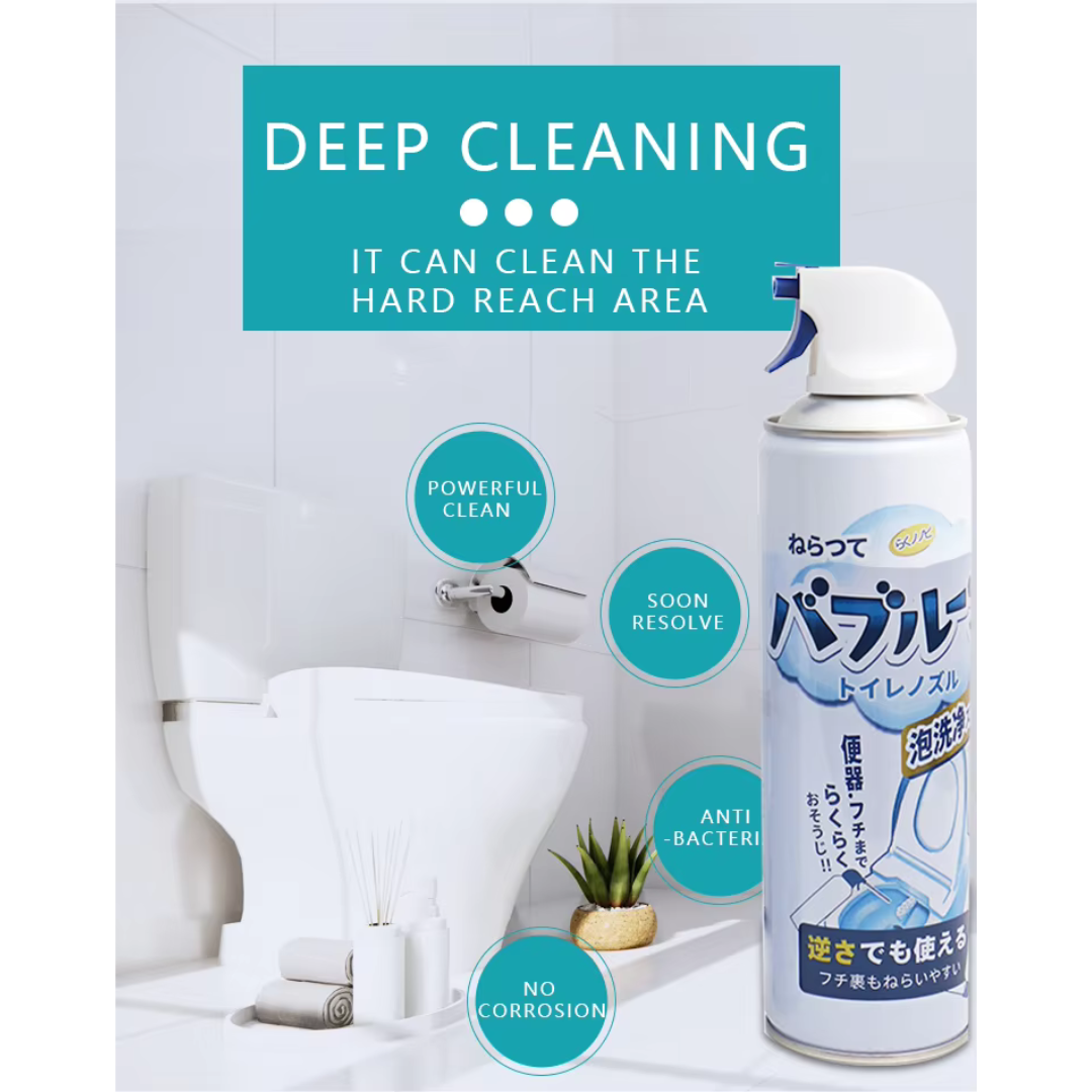 Multipurpose Toilet Foam Cleaning Spray
