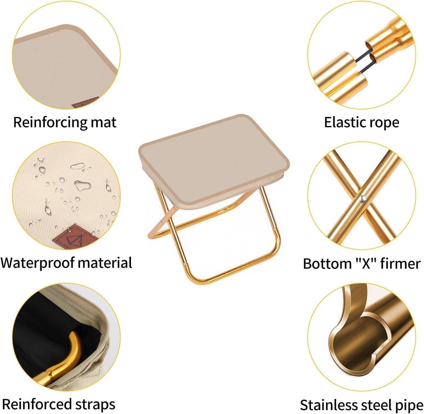 Heavy-Duty Foldable Stool