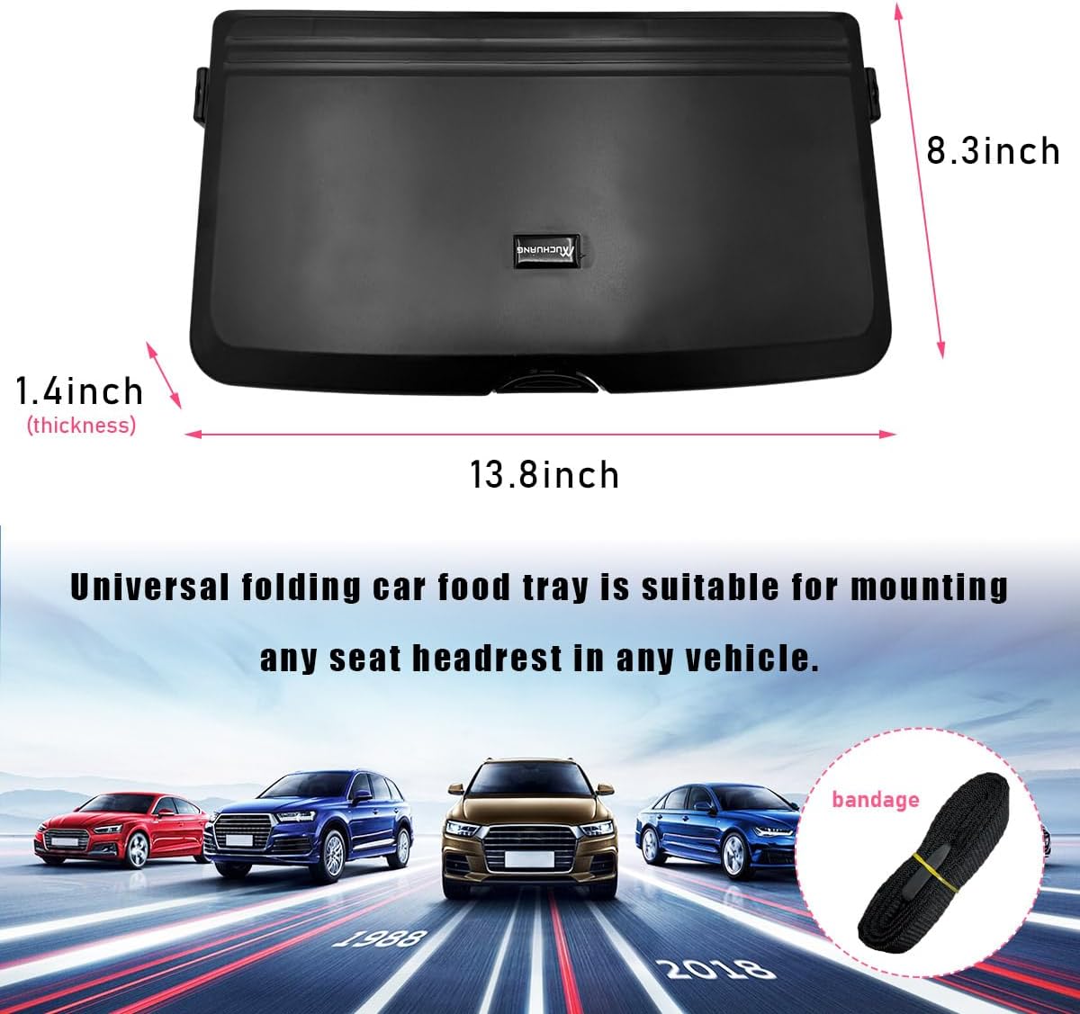 Multipurpose Car Back Seat Tray