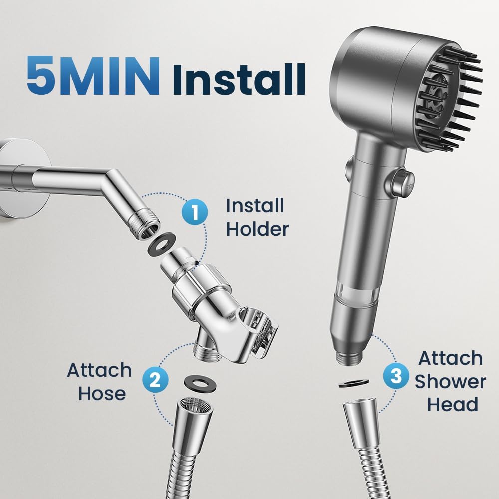 High Pressure Multi Flow Shower Head