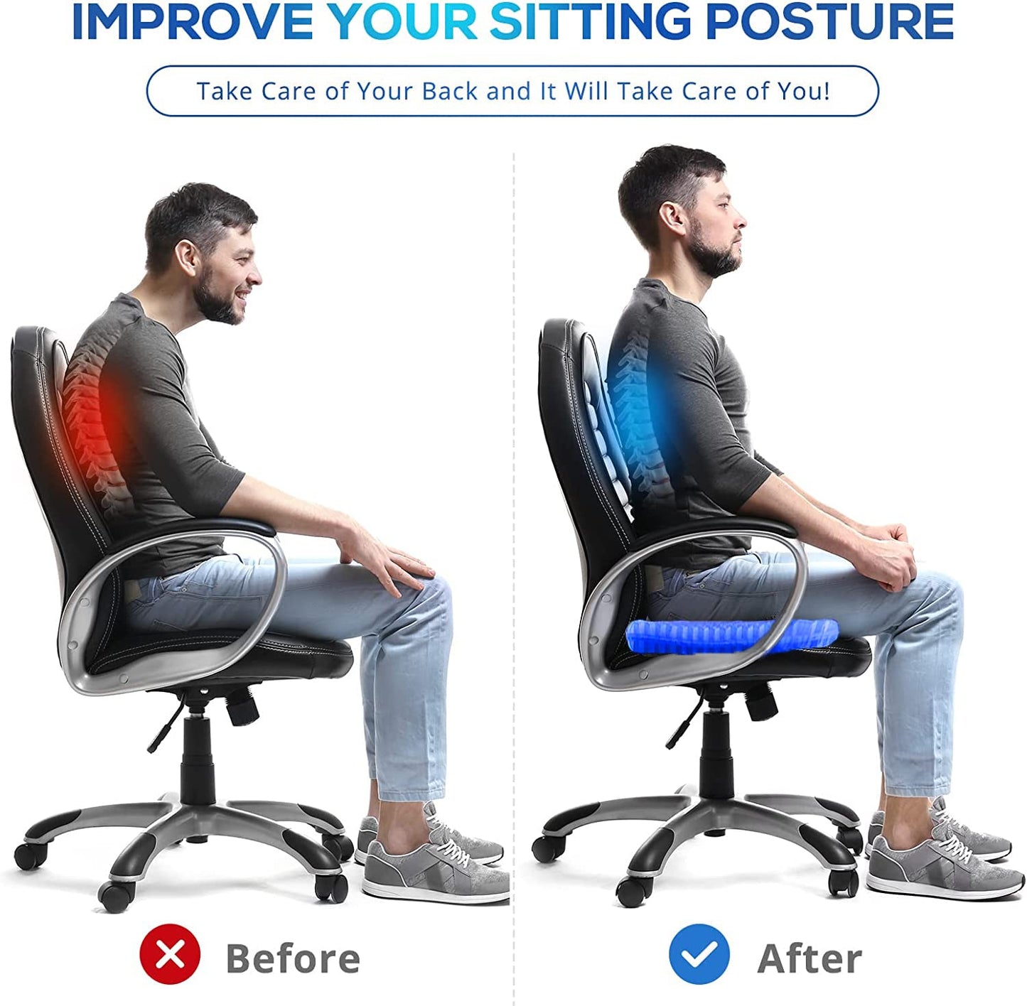 Ortho Gel Seat Cushion