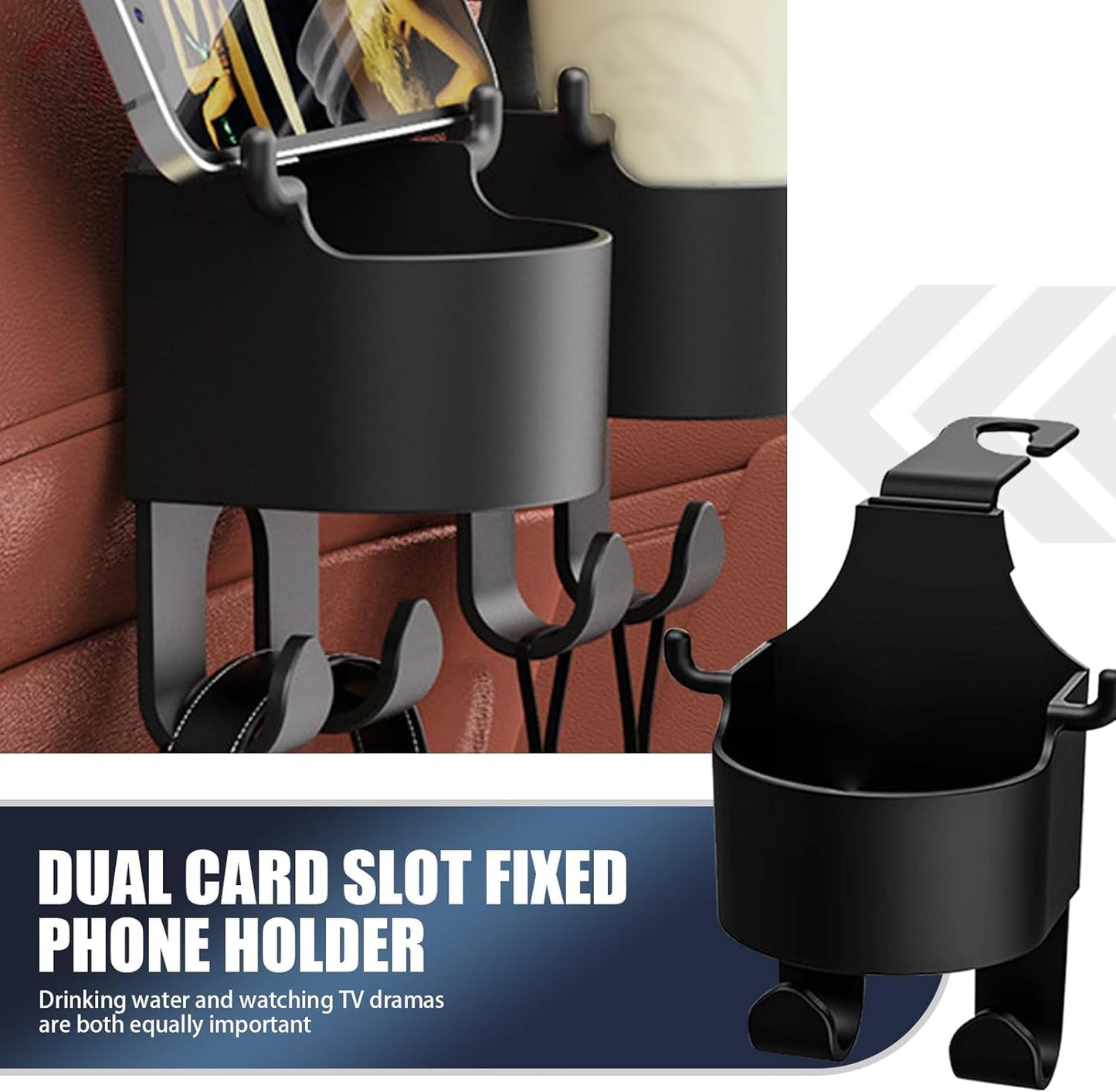 Car Seat Storage Cup & Mobile Holder (Set of 2)