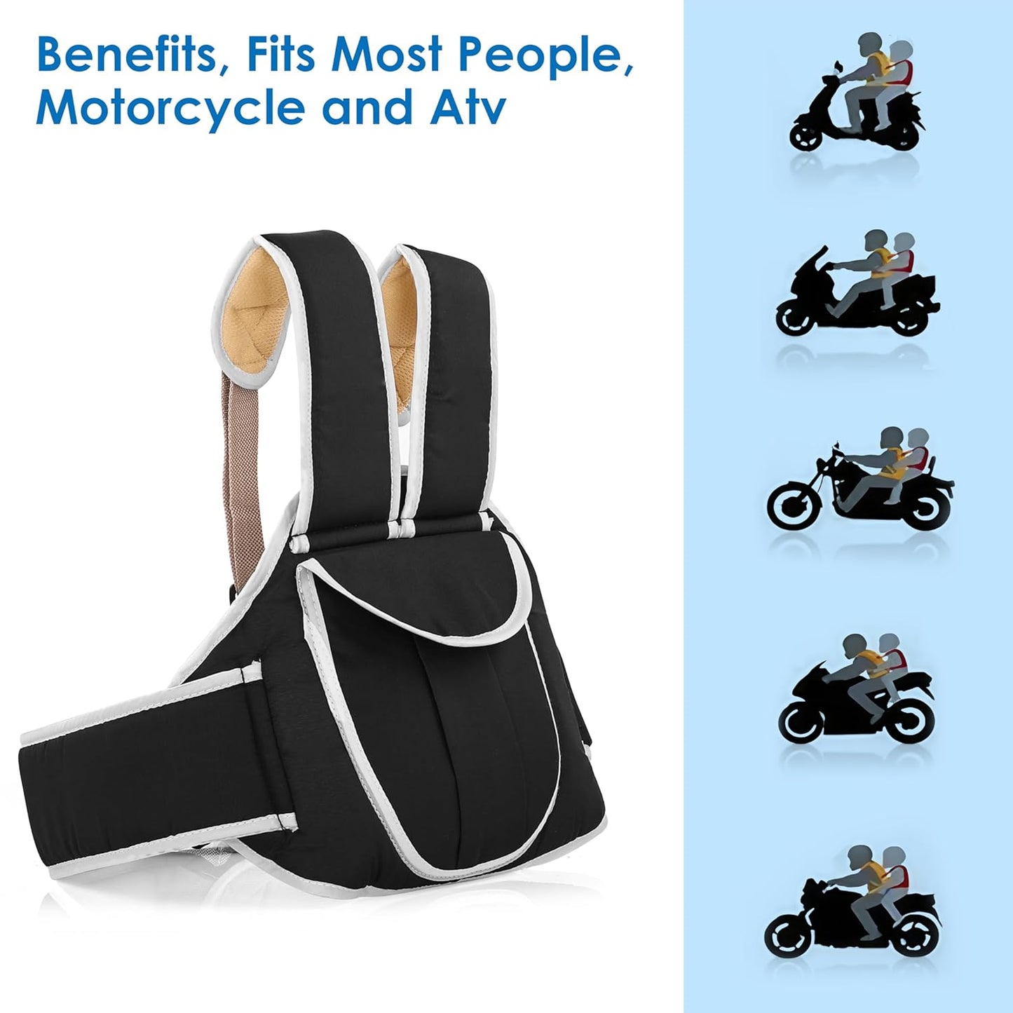 Adjustable Motorcycle Safety Harness Strap