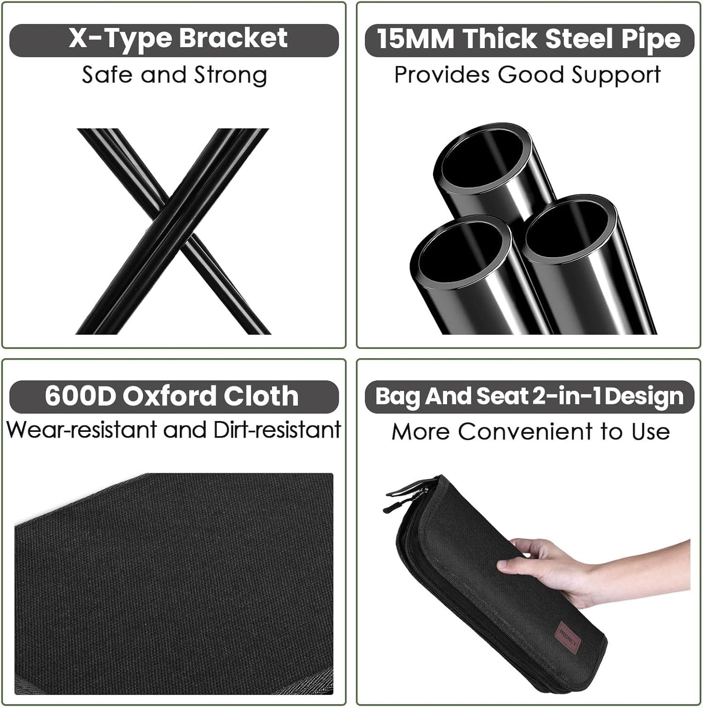 Heavy-Duty Foldable Stool