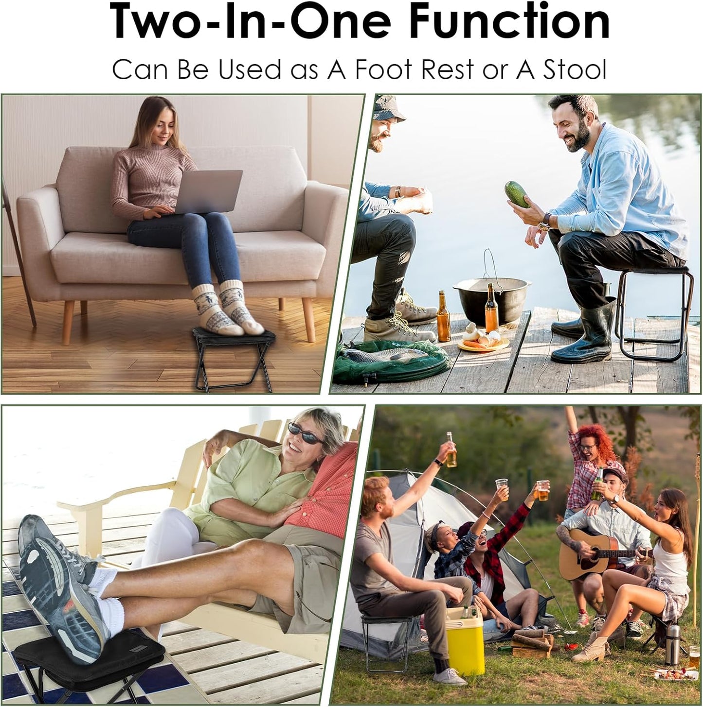 Heavy-Duty Foldable Stool
