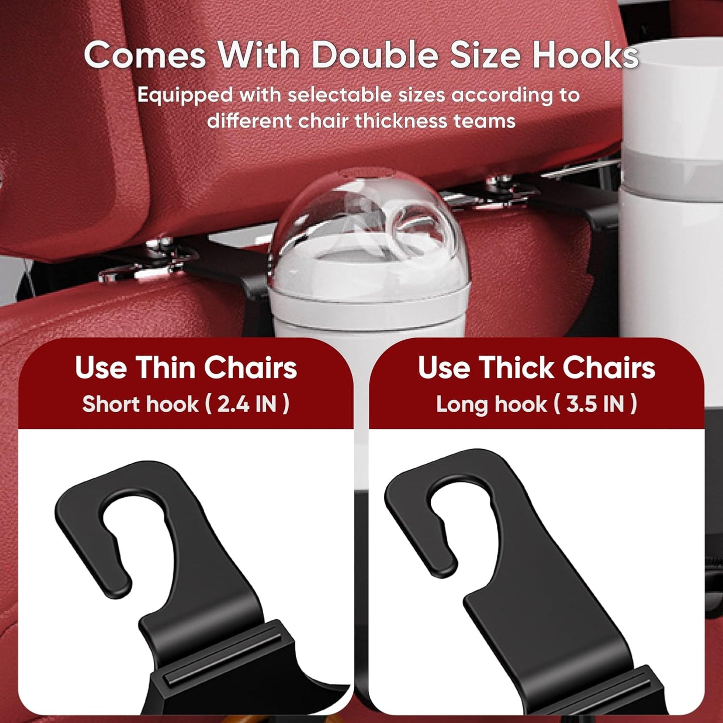 Car Seat Storage Cup & Mobile Holder (Set of 2)