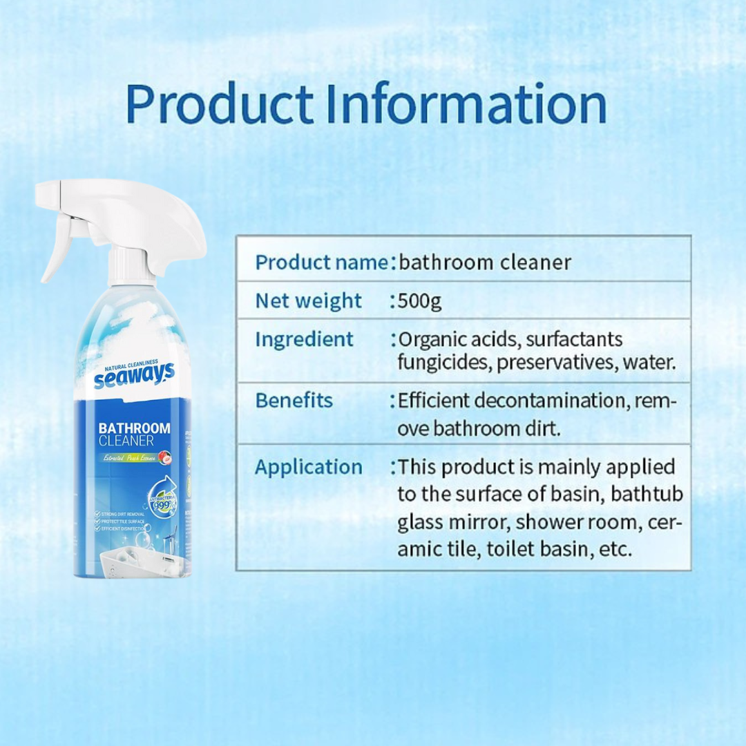 Multipurpose Bathroom Stain Cleaner - Pack of 3
