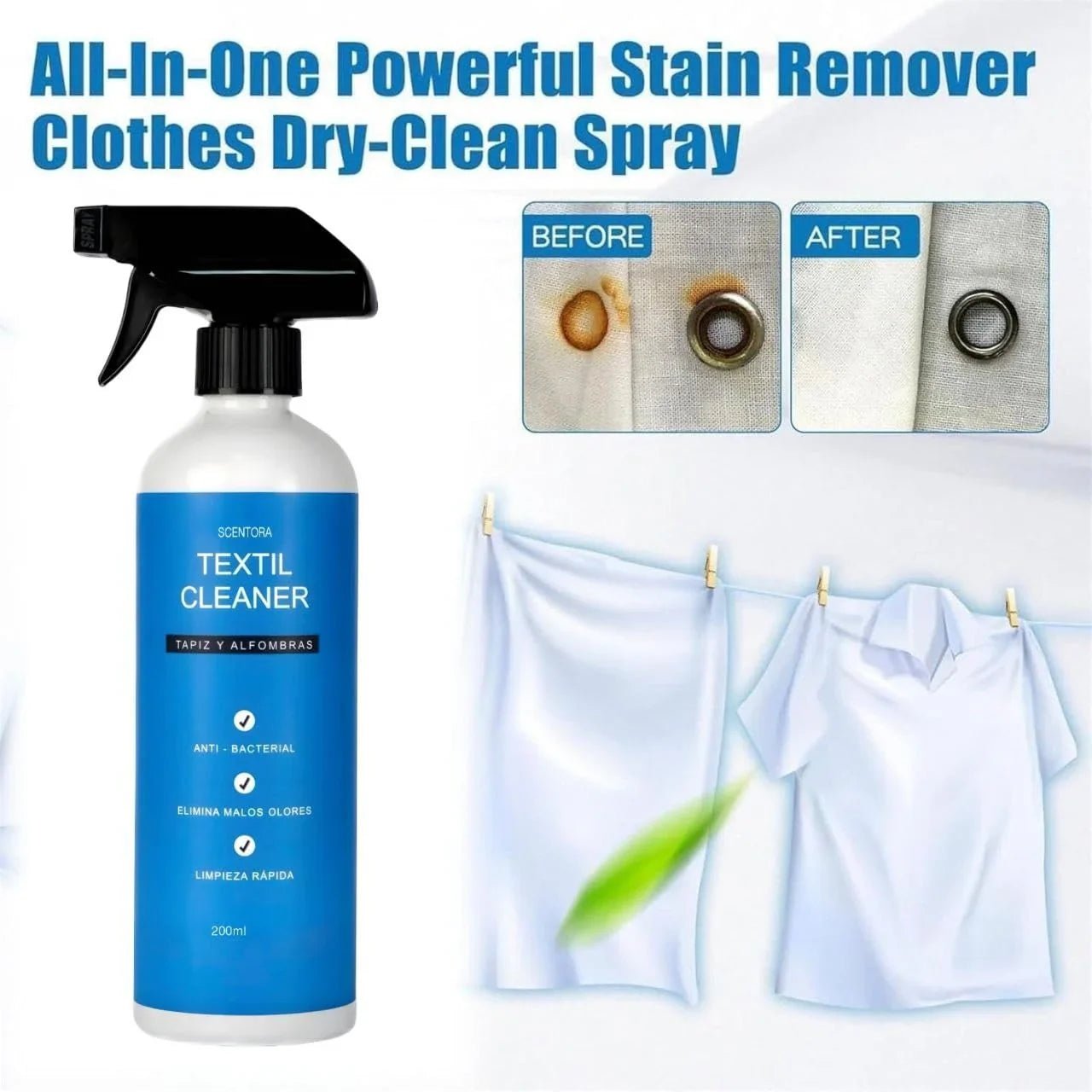 Fabric Stain Cleaner Spray (Pack of 2) - KasaLiving
