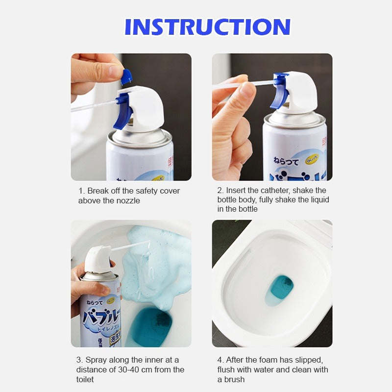 Multipurpose Toilet Foam Cleaning Spray