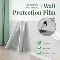 Self-Adhesive Transparent Wall Protection Film (Pack of 2 Rolls)