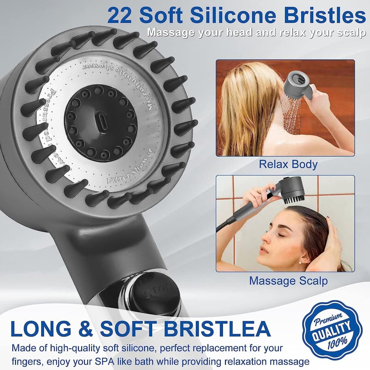 High Pressure Multi Flow Shower Head