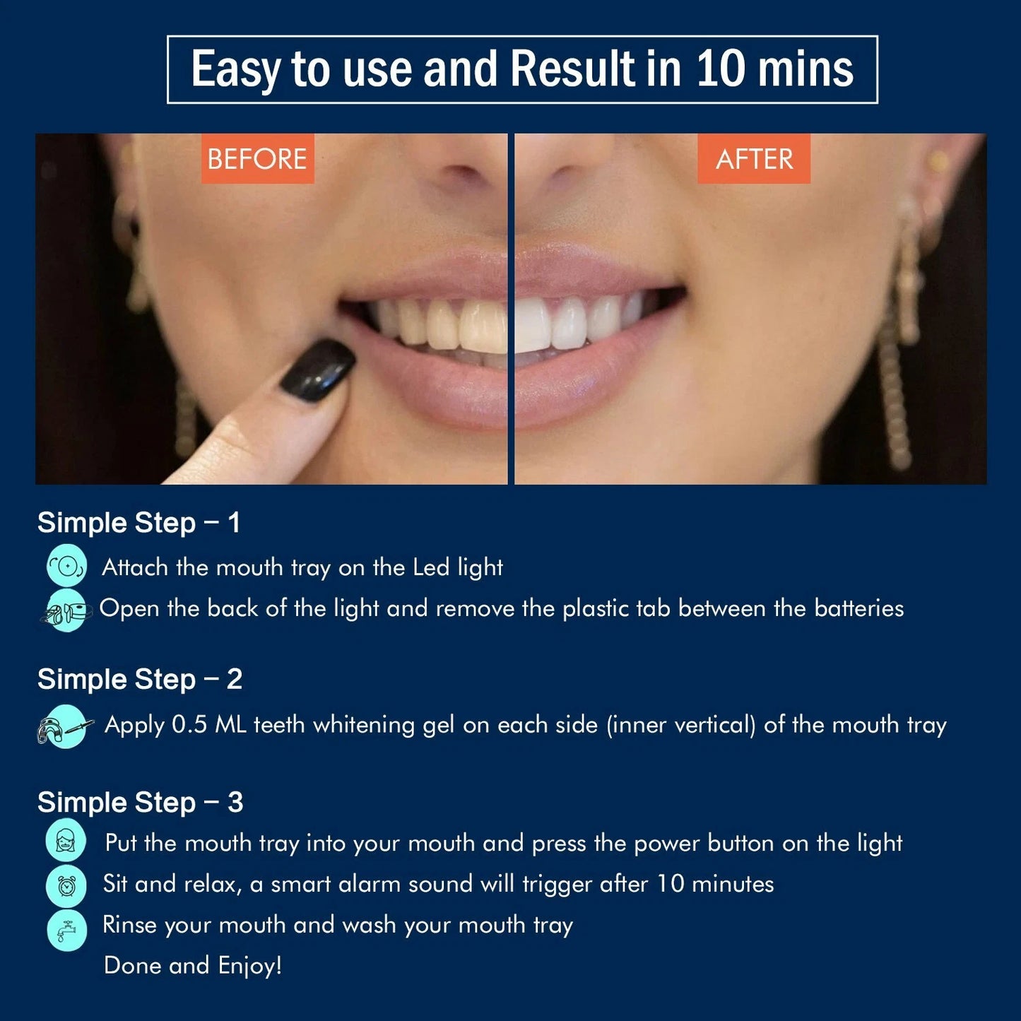BrightSmile LED Teeth Whitening Kit