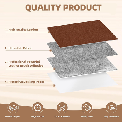 Multipurpose Self-Adhesive Leather Sheet Roll
