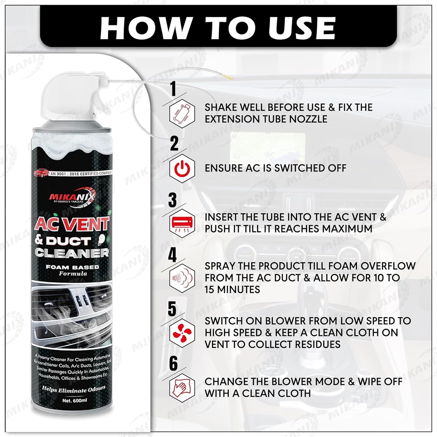 Car AC Vent & Duct Cleaner