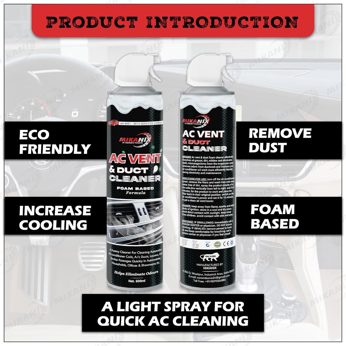 Car AC Vent & Duct Cleaner