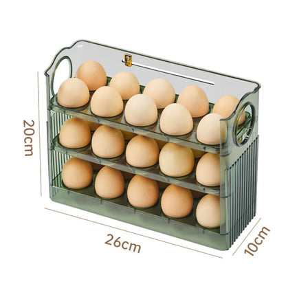 Flippable Egg Rack | Smart, Space-Saving Storage